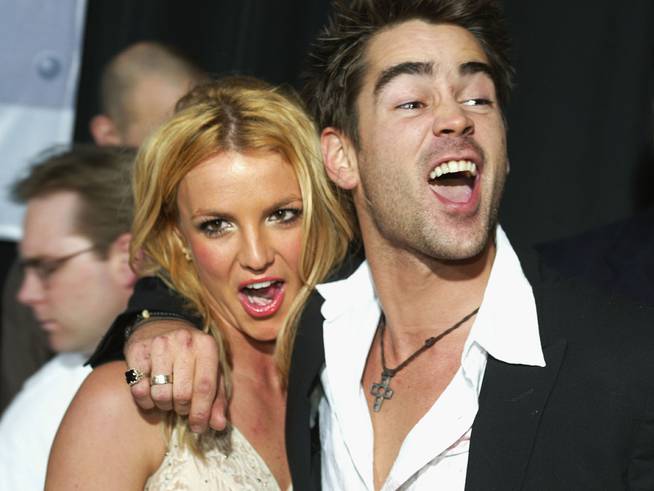 Britney Spears y Colin Farrell en 2003.