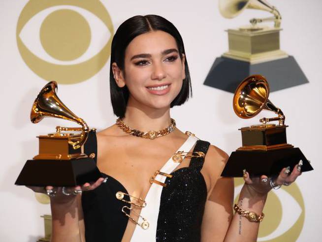 Dua Lipa ganadora de 2 Grammys en 2019