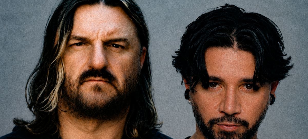 Imagen promocional de Solomun y Skrillex.