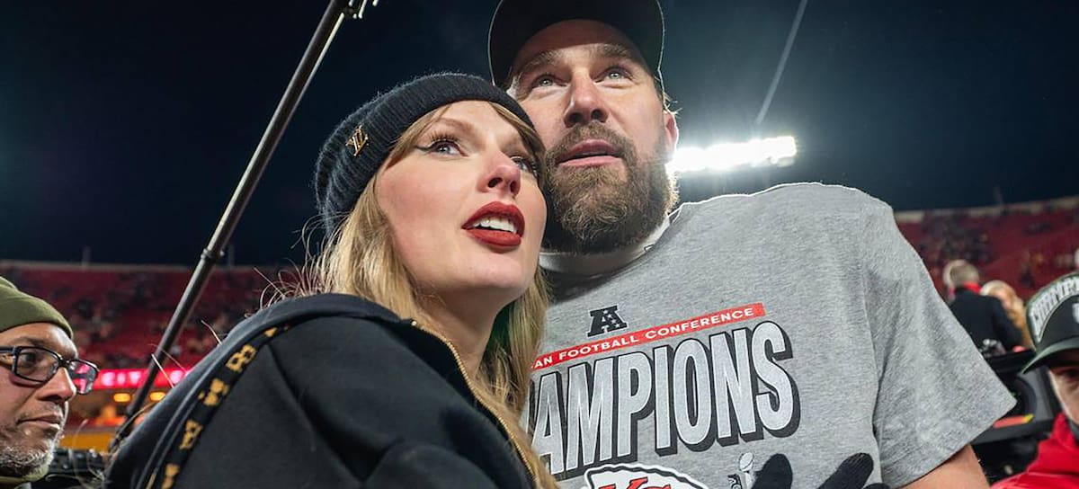 Taylor Swift y Travis Kelce en 2025