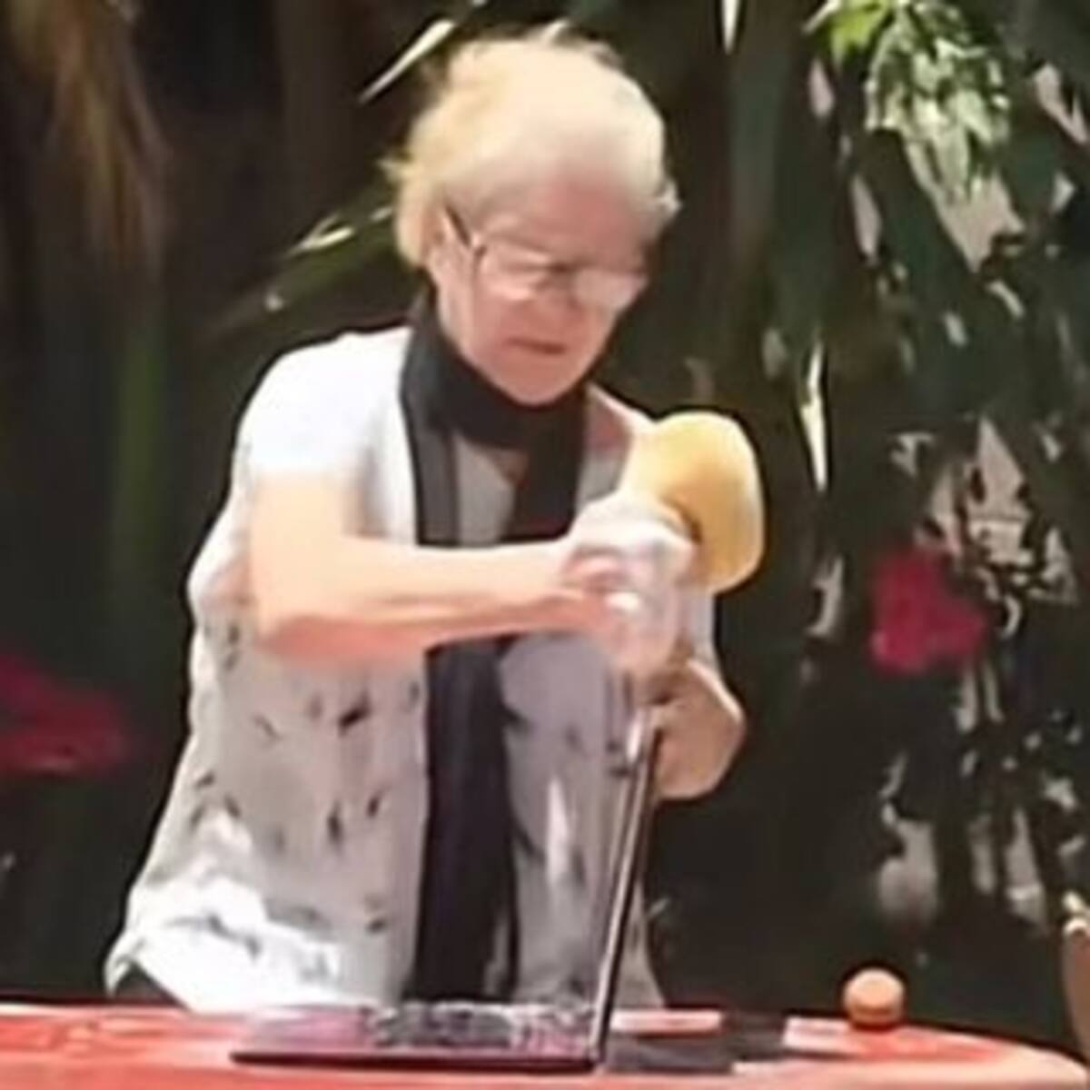 Una abuelita le quitó los virus a la computadora de su nieto