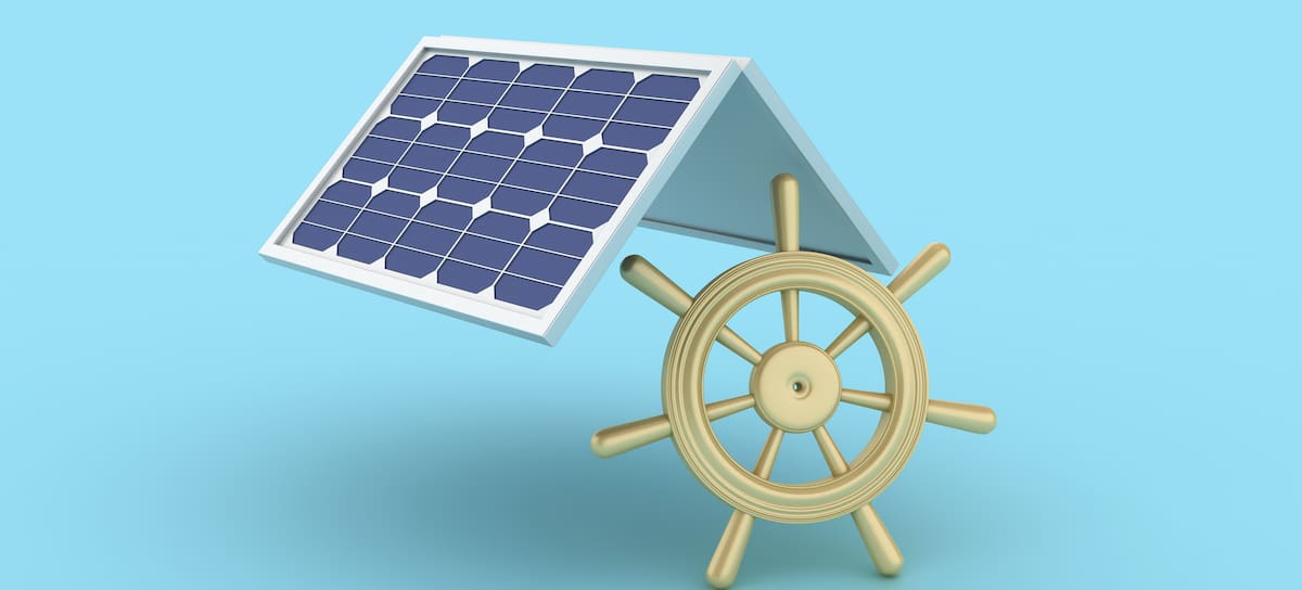 La energía solar puede revolucionar la navegación.