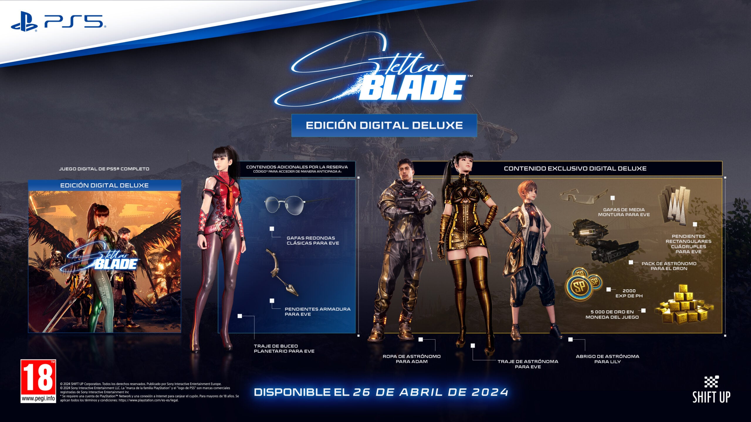 Imagen promocional de Stellar Blade