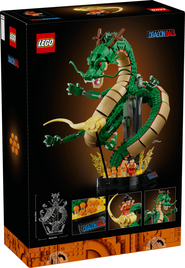 LEGO presenta su primer set de Dragon Ball con Shen-Ron y Goku como protagonistas.