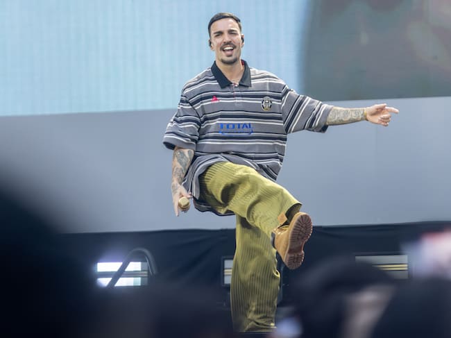 RELS B, durante su show en el Estadio Metropolitano de Madrid el pasado 4 de julio de 2026.