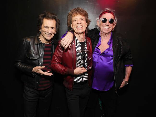 Ronnie Wood, Mick Jagger y Keith Richards, The Rolling Stones.