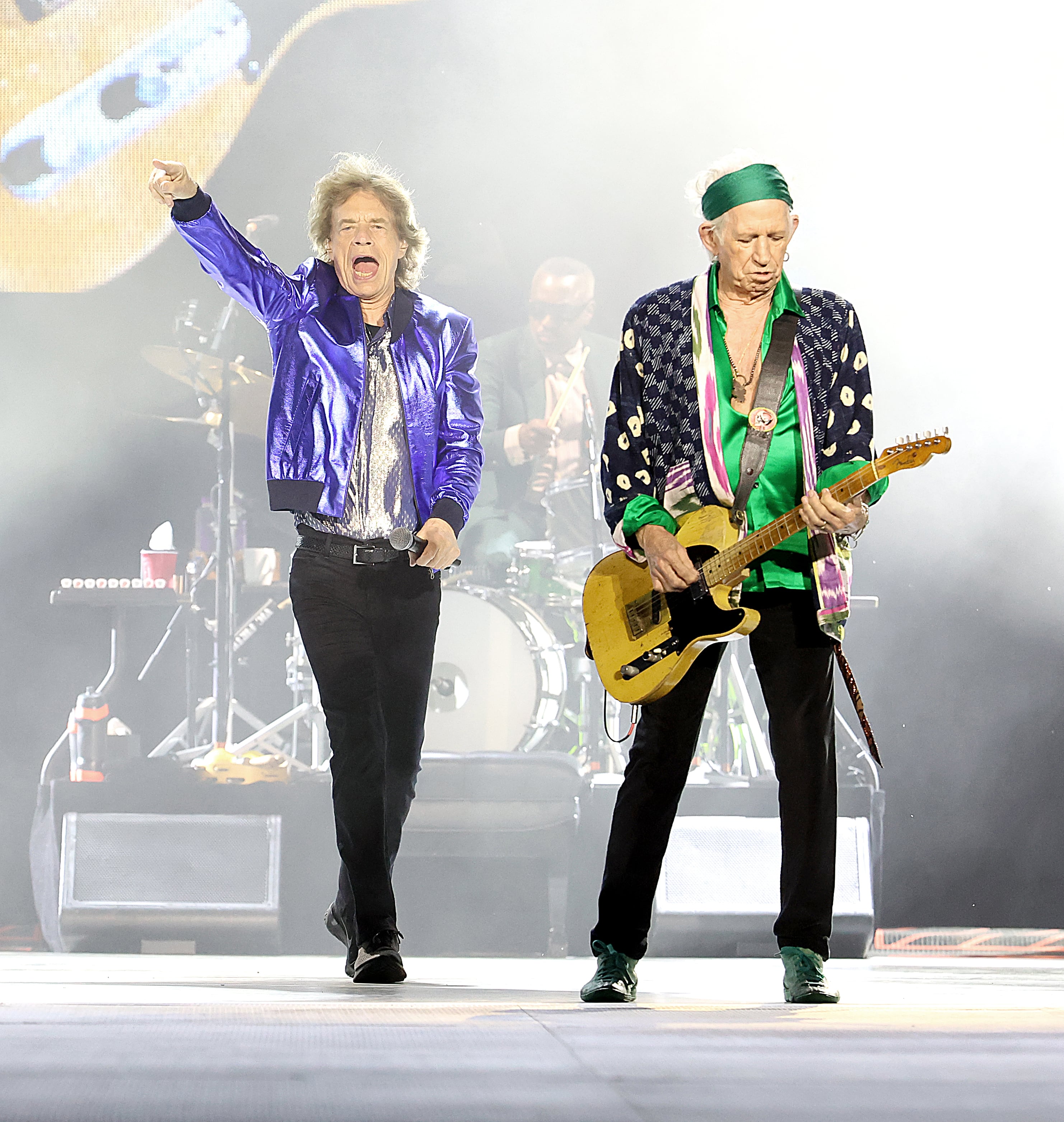 Mick Jagger y Keith Richards, durante un concierto de los Rolling Stones en Missouri.