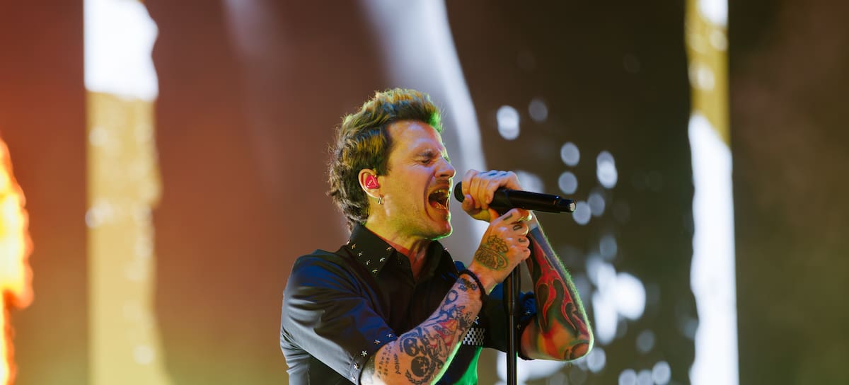 Dani Martín en un concierto de su gira '25 P*t*s Años' en el Palau Sant Jordi