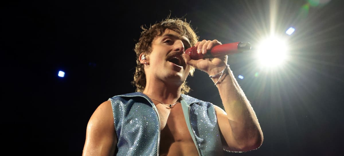 Benson Boone durante su concierto del 'American Heart World Tour' en el Madison Square Garden