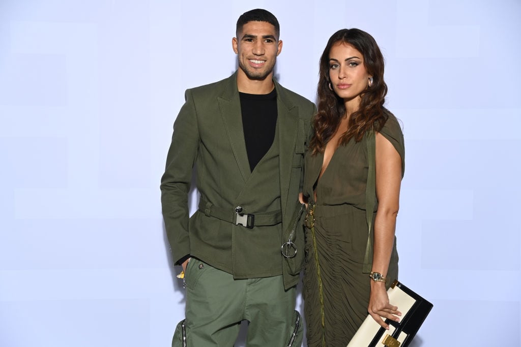 Achraf Hakimi y Hiba Abouk