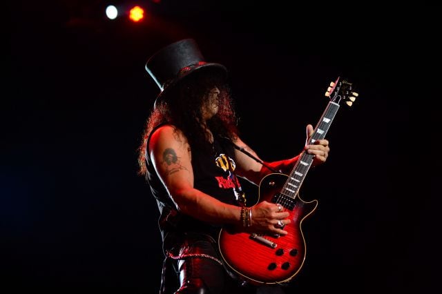 El guitarrista Slash. / Foto: EDUARDO VALENTE/AFP via Getty Images.