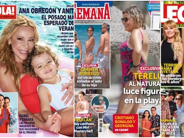 Estas son las portadas de las revistas del corazón de hoy, 13 de agosto