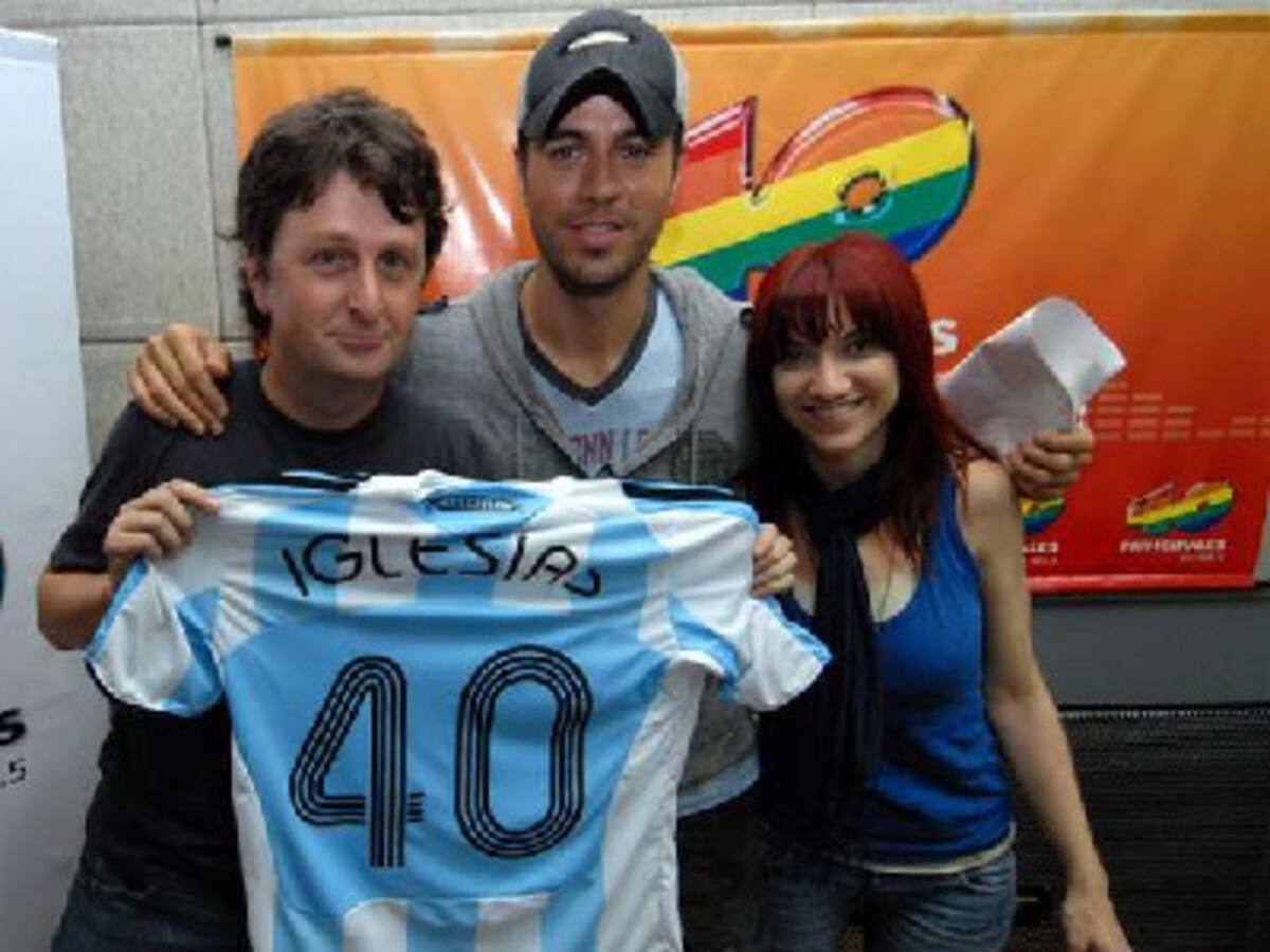 Ari, Diego y el infaltable Enrique