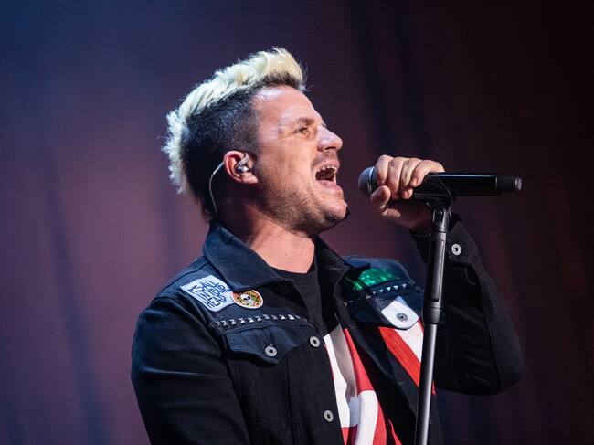 Dani Martin en el escenario el festival Río Babel en la Caja Mágica, en junio de 2022