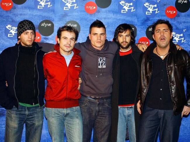 Formación original de El canto del loco.