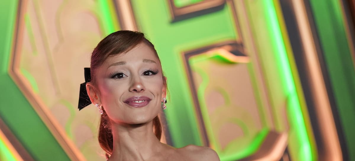 Ariana Grande en la première de 'WICKED: Parte 2' en Nueva York. / John Nacion/Variety via Getty