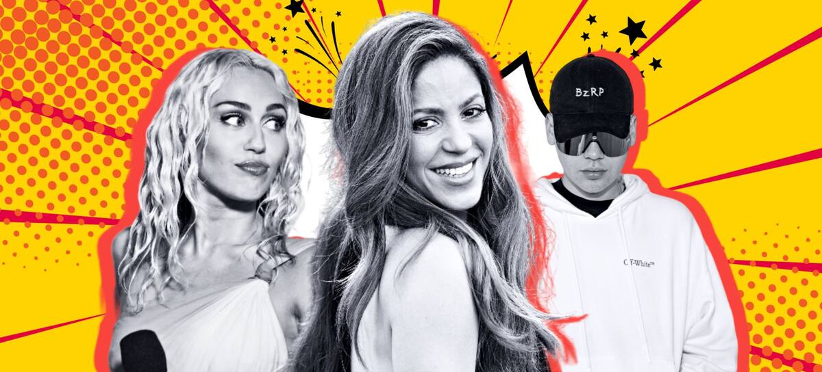 Miley: "Quien ríe la última...". Shak: "De momento quien ríe soy yo".