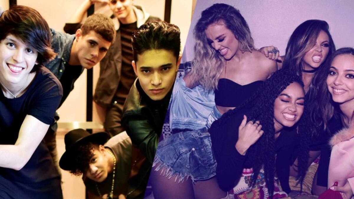 CNCO y Little Mux juntos