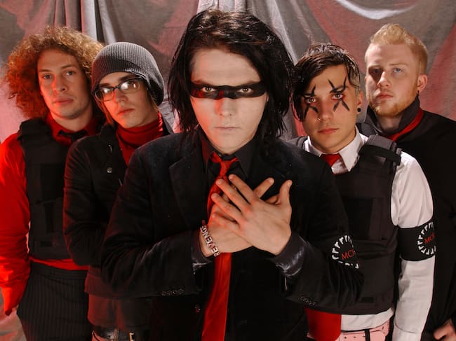 My Chemical Romance (Ray Toro, Mikey Way, Gerard Way, Frank Iero y Matt Pelissier)