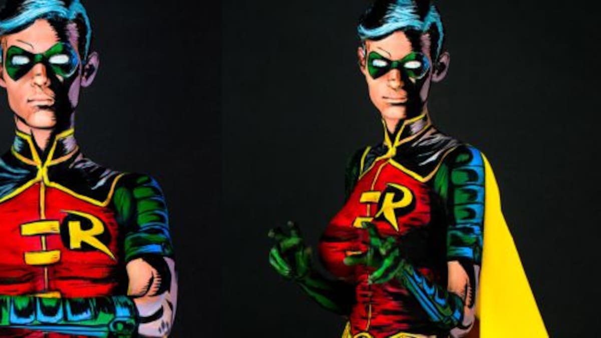 Esta chica se convierte en cualquier personaje con body painting!