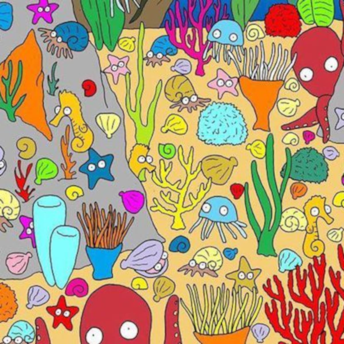 Reto viral: ¿Lográs encontrar al pez?