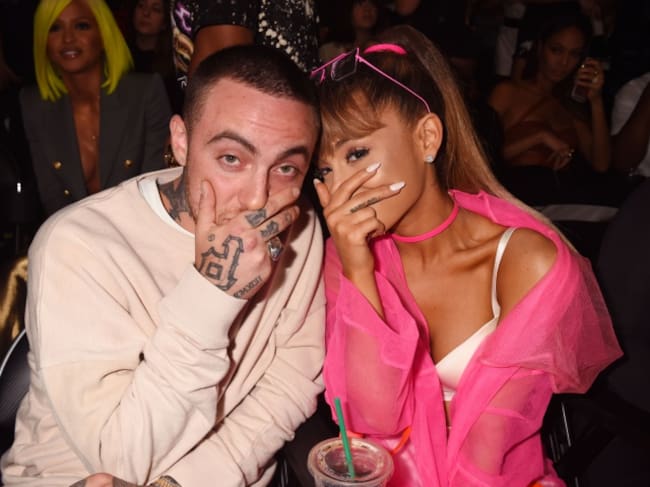 Mac Miller y Ariana Grande en agosto de 2016.