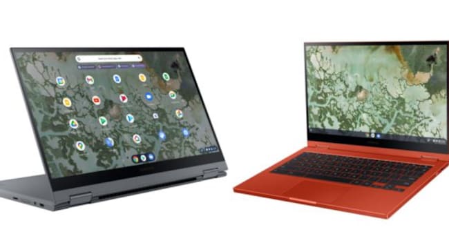Chromebook 2 Mercury Gray y Fiesta Red.