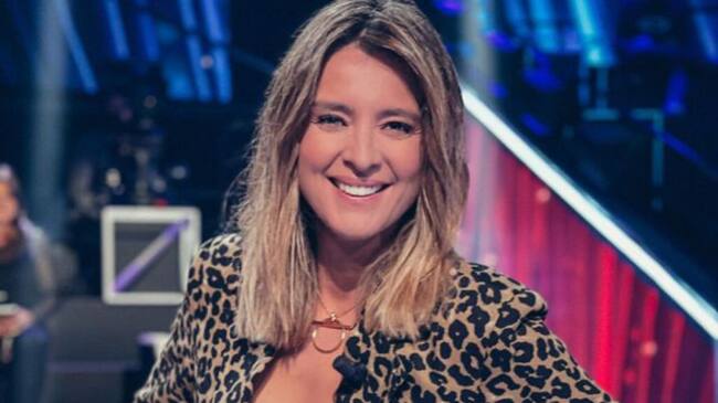 Sandra Barnead en el plató del 'Debate de las tentaciones'.