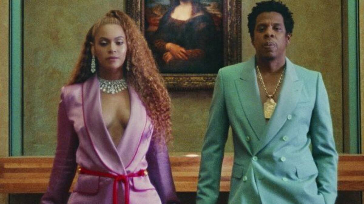 Beyoncé y Jay Z promocionaron su nuevo álbum desnudos