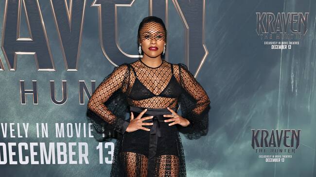 Ariana DeBose en la premiere de 'Kraven The Hunter'. / Cindy Ord/Getty