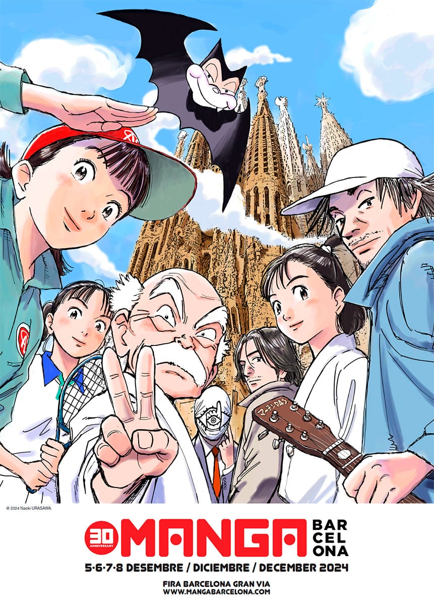 Los personajes de Naoki Urasawa visitan la Sagrada Familia