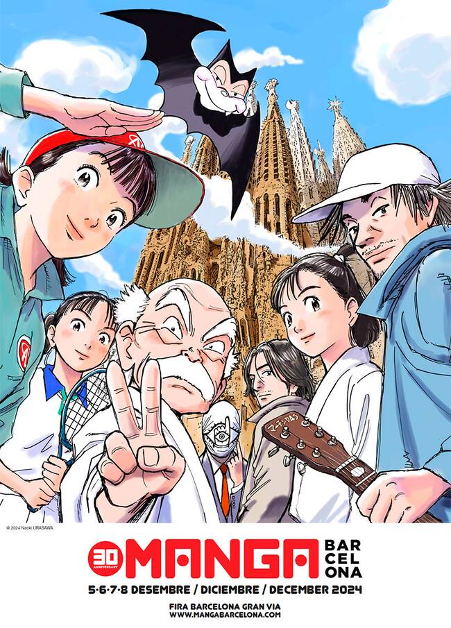 Los personajes de Naoki Urasawa visitan la Sagrada Familia