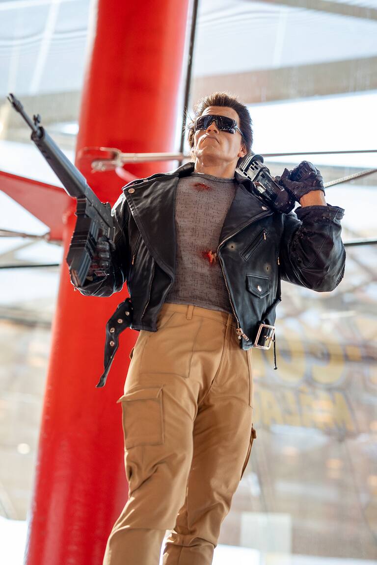 Figura de Terminator en San Diego Comic-Con Málaga.