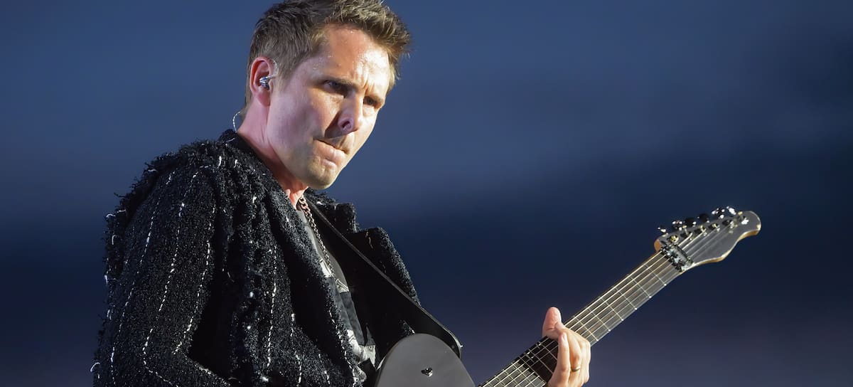 Matt Bellamy (Muse), en 2025 en un show en Países Bajos