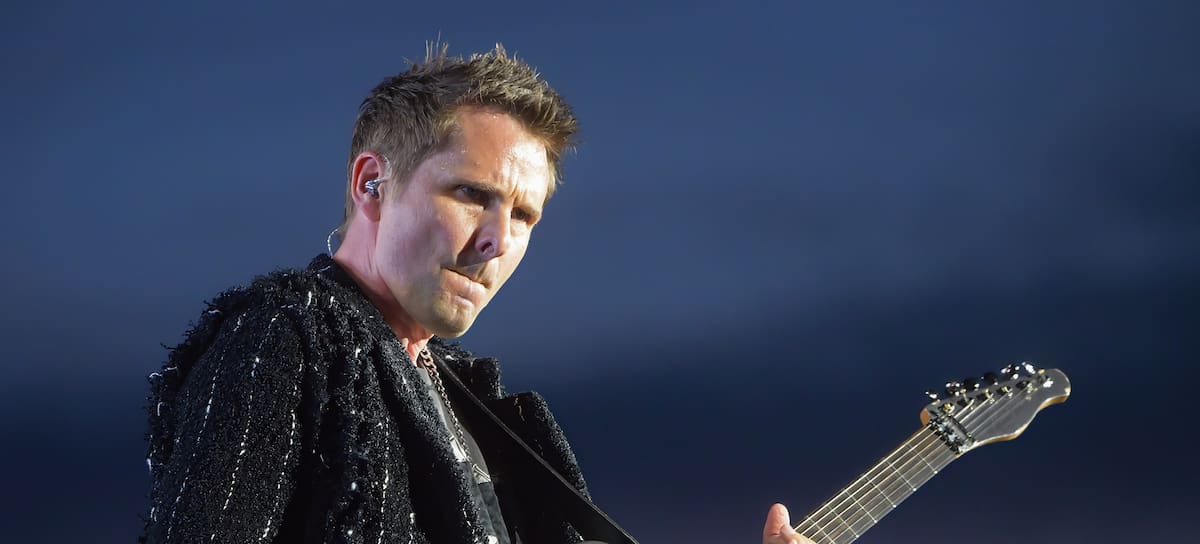 Matt Bellamy (Muse), en 2025 en un show en Países Bajos