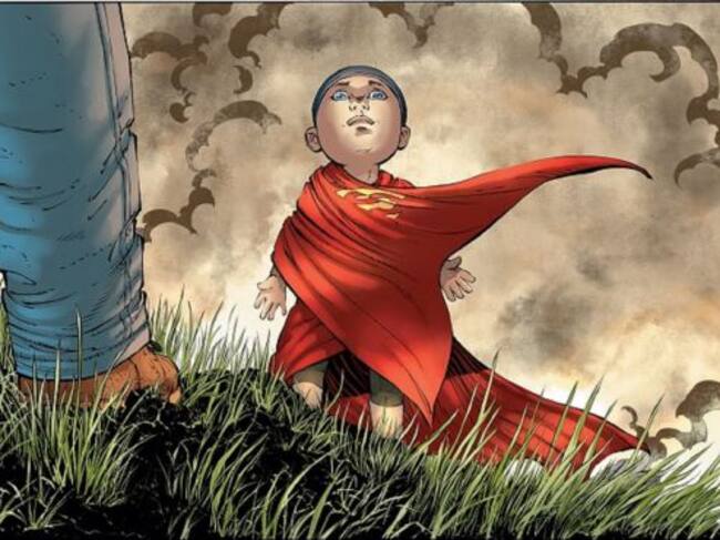 El pequeño Kal'El aterriza en el rancho Kent.