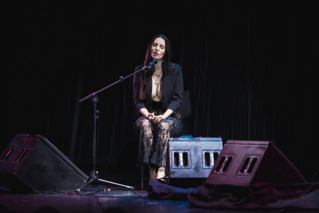 Mala Rodríguez, durante su show en Madrid Brillante el domingo 3 de enero.