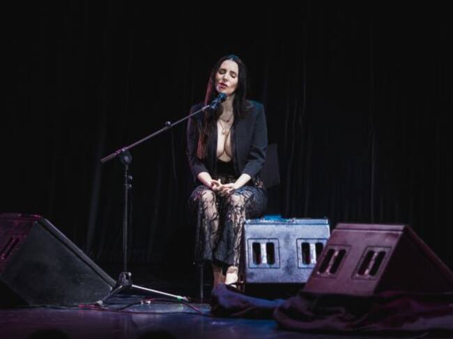 Mala Rodríguez, durante su show en Madrid Brillante el domingo 3 de enero.