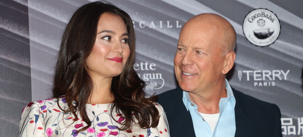 Emma Heming junto a su marido, Bruce Willis, en una imagen de 2019