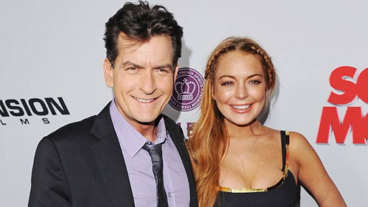 Charlie Sheen reveló detalles sobre la noche con Lindsay Lohan