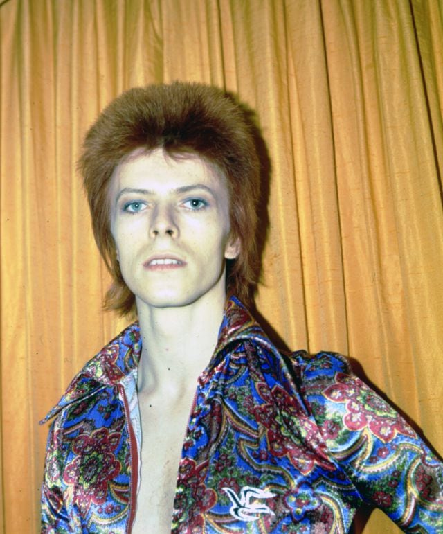 David Bowie posa para un retrato de &#039;Ziggy Stardust&#039; en 1973.