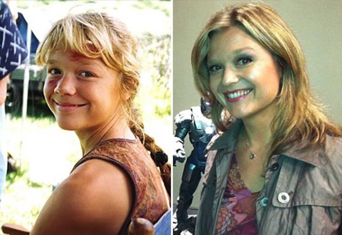 Ariana Richards - Fue una de las protagonista de "Jurassic Park". Alejada del cine pero no del arte, Ariana es pintora.