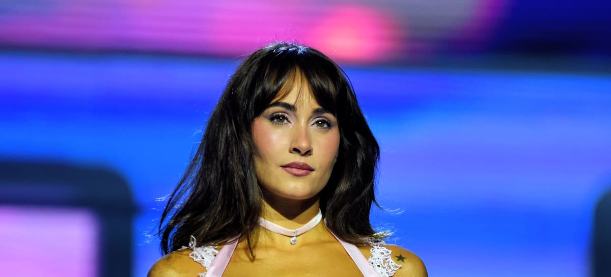 Aitana en su concierto en el Palau Sant Jordi de Barcelona