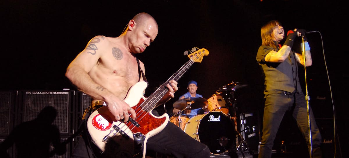 Red Hot Chili Peppers, en concierto en Nueva York en 2006. (Photo by Kevin Mazur/WireImage)