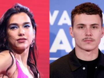 Dua Lipa y Arón Piper, pillados disfrutando de la noche de Madrid entre arrumacos y música de Bad Gyal