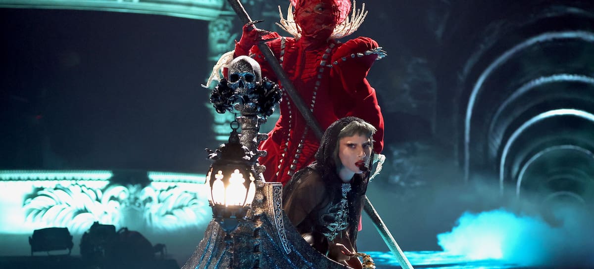 Lady Gag en concierto con la gira The MAYHEM Ball Tour en California, 28 de julio de 2025.