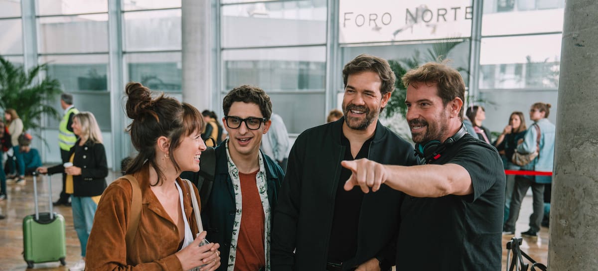 Parte del reparto de 'El Último Mono'. / Laia Lluch | Buena Vista International