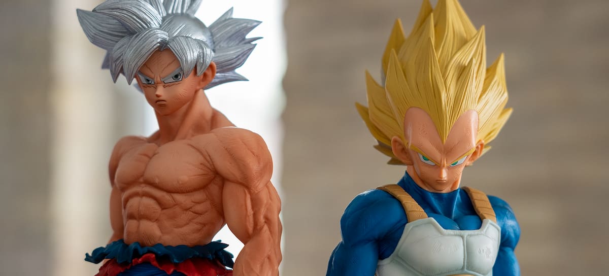 Goku y Vegita Super Master Stars Piece Genkidamatsuri