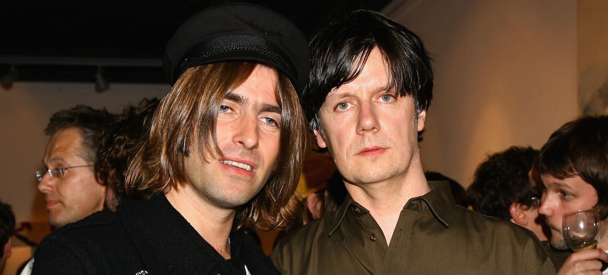 Liam Gallagher y John Squire en Londres, en 2007.