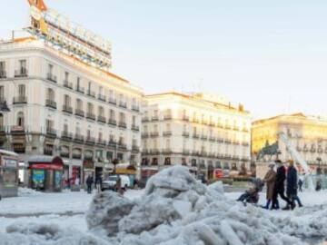 Mapa actualizado de la nieve en Madrid: las calles y carreteras que están limpias en la capital